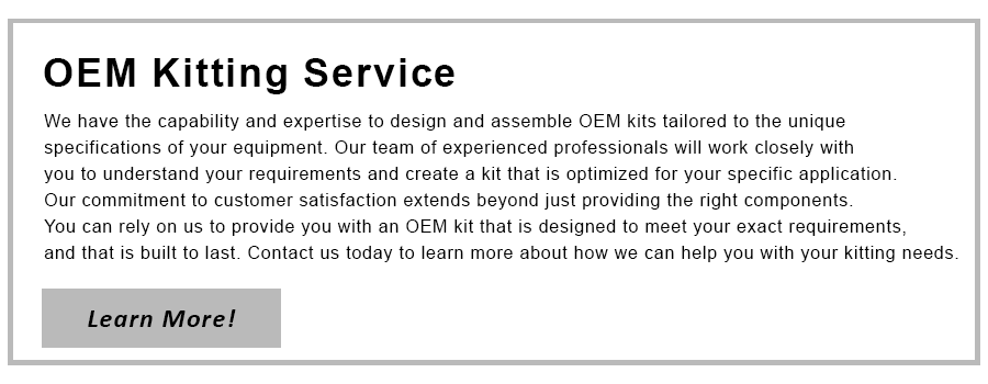 OEM Kitting Services, Custom Component Kits