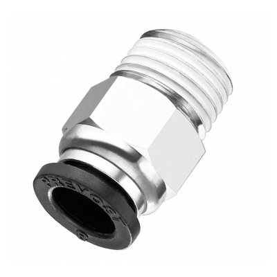 Male connector Metric tube to male BSPT