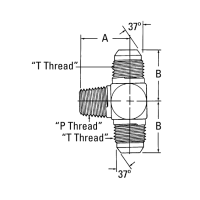Adapter JIC-SST-SDBT-3/8x3/8NPTF