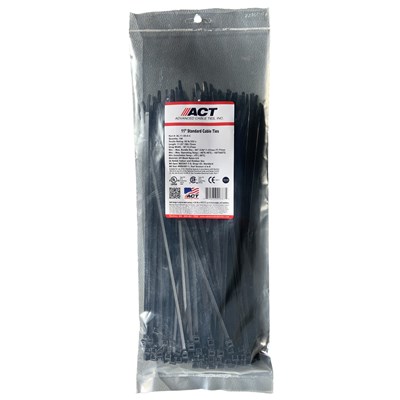 36'' Blk. UV Resistant Cable Tie,50/Bag