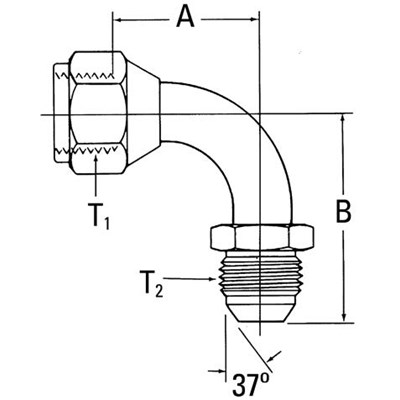 Adapter JIC-SWE-F.1/2x(A=1.09)(B=1.66)