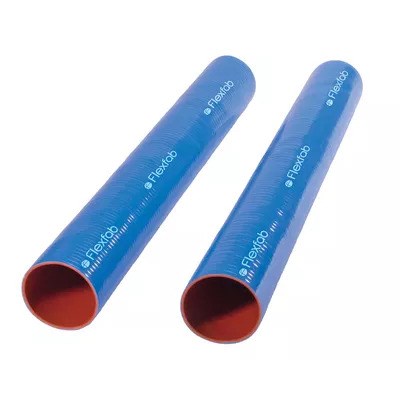 SILICONE REINFORCED GLOSSY BLUE HOSE