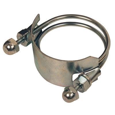 2 1/2" SPIRAL CLAMP PLATED STEEL