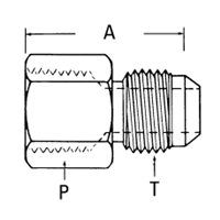 Adapter JIC-SDS-1/2xF.3/4NPTF