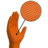 Gloveworks HD, Orange Nitrile Gloves(XL)